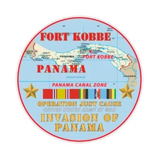 Invasion of Panama Just Cause Fort Kobbe Bumper Sticker Military Vinyl Decal 5"