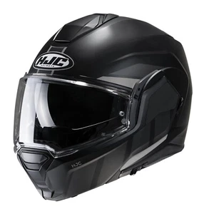 HJC i100 Beis Black Flip Up Modular Motorcycle Crash Helmet 180° Rotation
