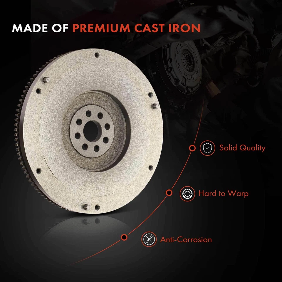 Volante de embreagem para Chevrolet Prizm 98-02 Toyota Corolla 98-08 8 furos 106 dentes - Imagem 4 de 4