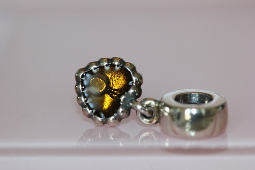 PANDORA TRANSLUSCENT YELLOW ENAMEL 