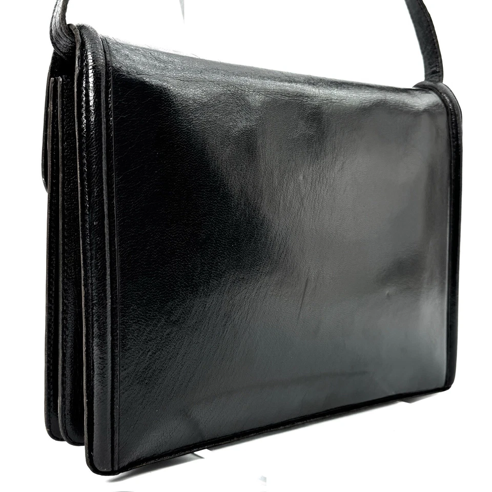 Auténtico bolso clutch bandolera de hombro vintage YSL CASSANDRE Foto 4 de 4