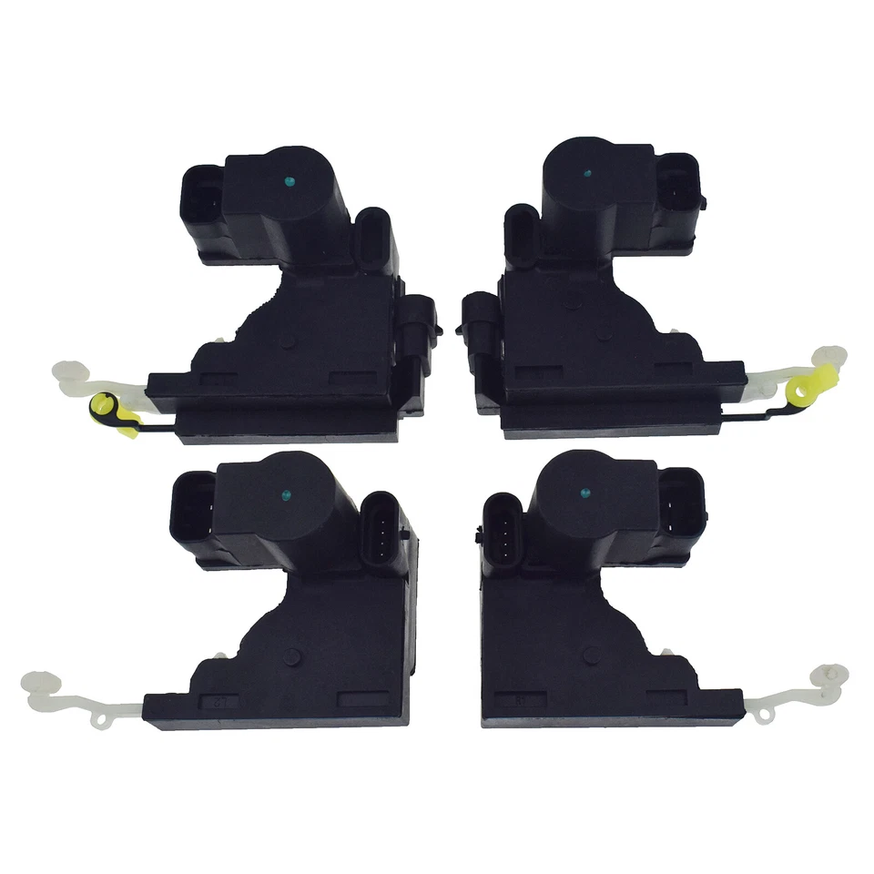 4x Actuador de cerradura de puerta delantera trasera izquierda derecha para Chevy Aveo Optra Pontiac G3 Wave Foto 3 de 4