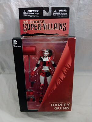 Super-Villains  Harley Quinn Action Figure DC Collectibles New Im Box Sealed