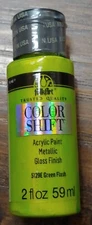 Plaid:Craft-FolkArt Color Shift 2oz-Green Flash