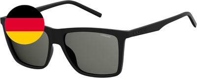 Polaroid Herren Pld 2050/S M9 807 55 Sonnenbrille, Schwarz (Black/Grey), EU