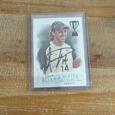 2016 Topps Allen & Ginter Monica Abbott Softball Team USA Signed Auto Autograph