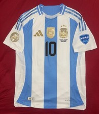 2024 Adidas ARGENTINA Player Issue Jersey - Messi - Copa America FINAL COLOMBIA