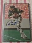 Dan Fouts Goal Line Art Card Signed Autograph Chargers Hall Of Fame  /5000