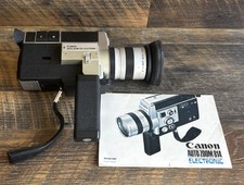 Canon Auto Zoom 814 Electronic Super8 8mm Film Camera Untested FOR PARTS/REPAIRS