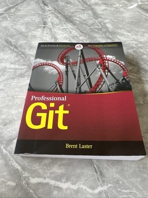 Professional Git by Brent Laster (Paperback Book) very good 