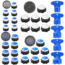 28 pcs Faucet Cache Aerators with 5 Pcs Aerator Key Blue