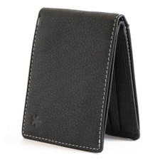Full-Grain Leather Wallet  Slim RFID Blocking Bifold Design with Cash Pocket...