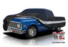 10 Layers Truck Cover Waterproof All Truck M-Length 206 to 215 inch Black