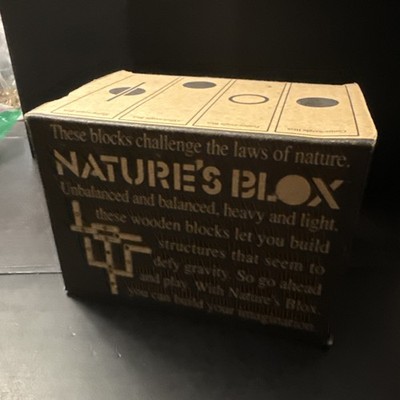 NATURE'S BLOX Gravity Defying Wood Building Blocks Challenge Laws Of Nature  NEW
