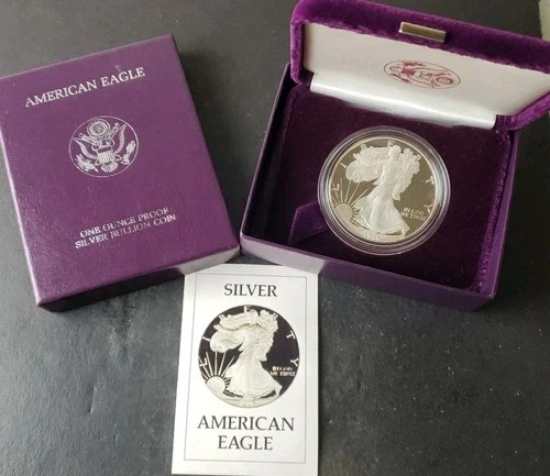 1986 S Proof $1 American Silver Eagle Dollar