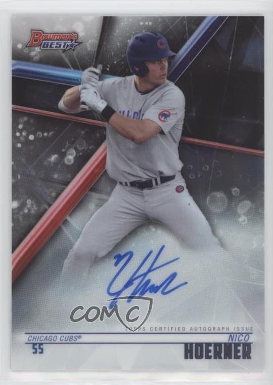 2018 Bowman's Best of 2018 Nico Hoerner #B18-NH Auto y6z