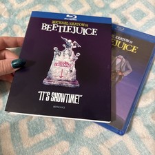Beetlejuice 1988 Blu-ray LTD Ed Iconic Moment Slipcover Brand New