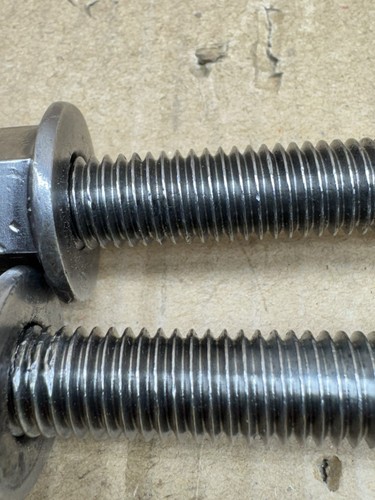 1984 FORD F150 BED MOUNTING BOLTS OEM VERY CLEAN LARGE SIZE USED. - Picture 13 of 19