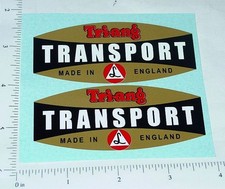 Pair Triang Transport Delivery Truck Sticker Set TG-006