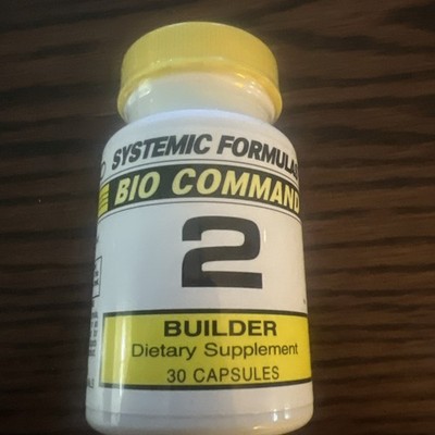 Systemic Formulas Bio Command #2 Builder, 30 Caps, New