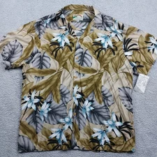 Paradise Found Men's Orchid Jungle Hawaiian Shirt XXL