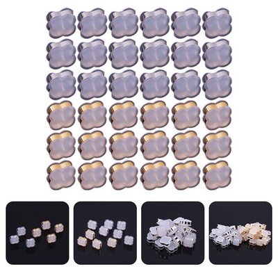  50 Pcs Ohrringstopper Silikon-Ohrring-Rückseite Sicherheitsohrringrücken