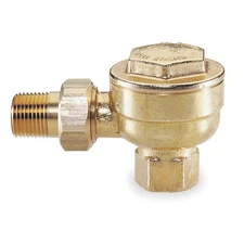 BELL & GOSSETT 17-C-A-2-25 Steam Trap,25 psi,Brass,1/2 in,2 Ports 4NU75