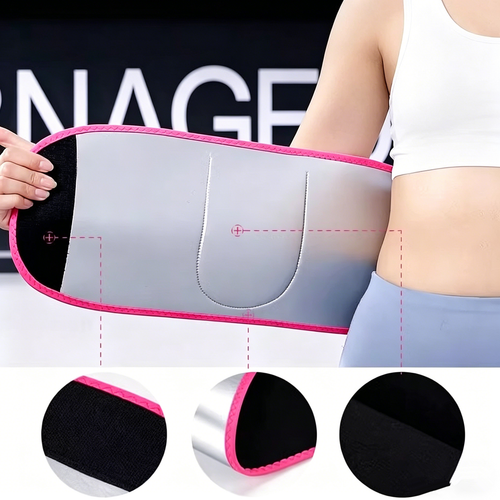 Neutral fat burning plastic belt with phone pocket, gym tools, perfect figure - 第 12/12 張圖片