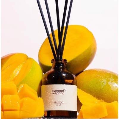 Summerspring 40ml Aromatherapy Reed Diffuser | Home, Bathroom, Scent of Wood
