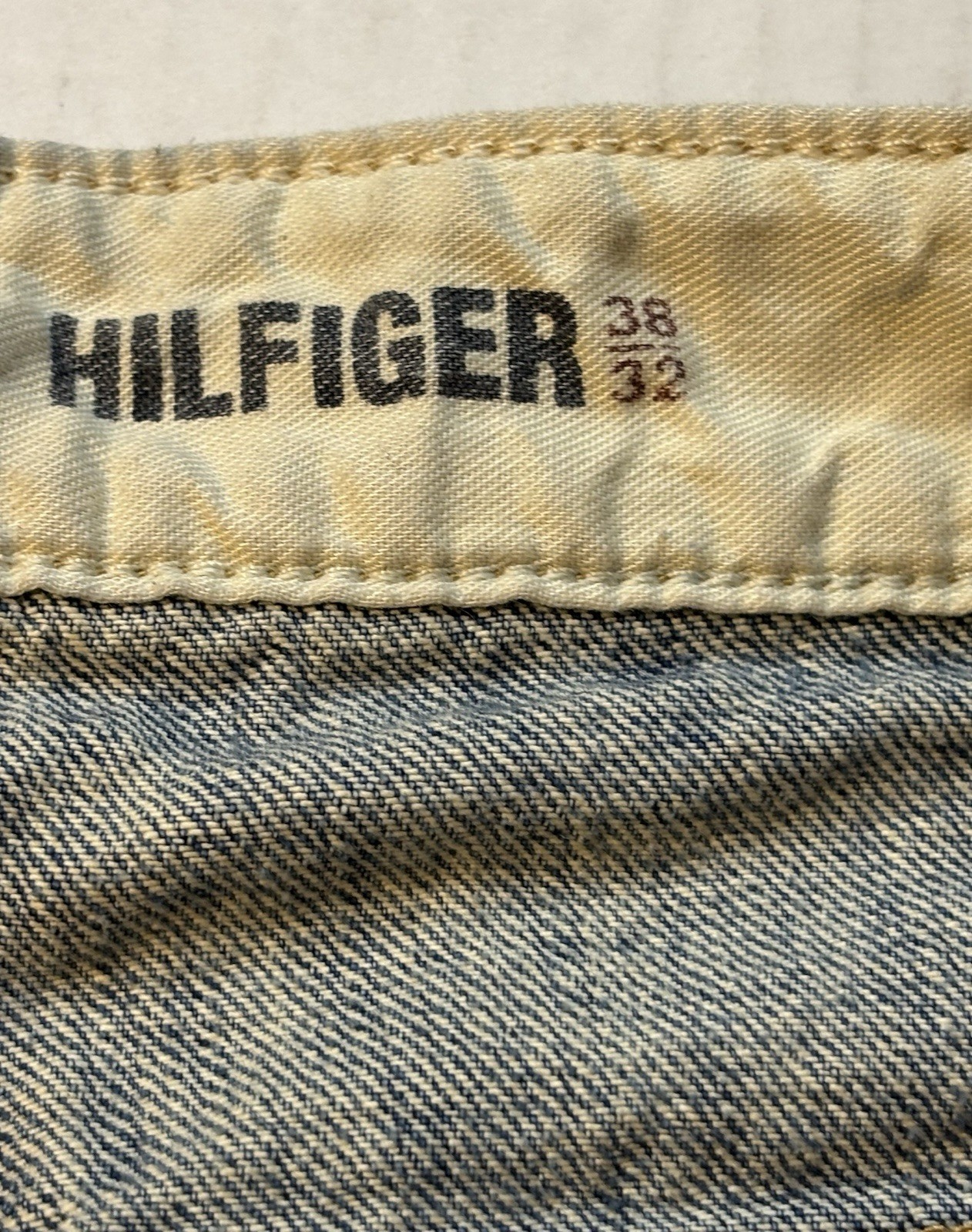 Tommy Hilfiger Jeans Mens 38x32 Relaxed Denim Cotton Vintage thumbnail 5