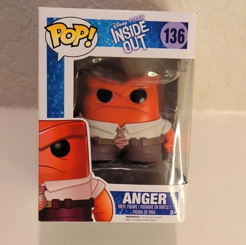 Funko Pop! Anger #136 Inside Out Pixar Animation Vinyl Figure