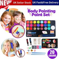 Professional Face Paint Kit Halloween Xmas Party Face Painting Kits for Kids