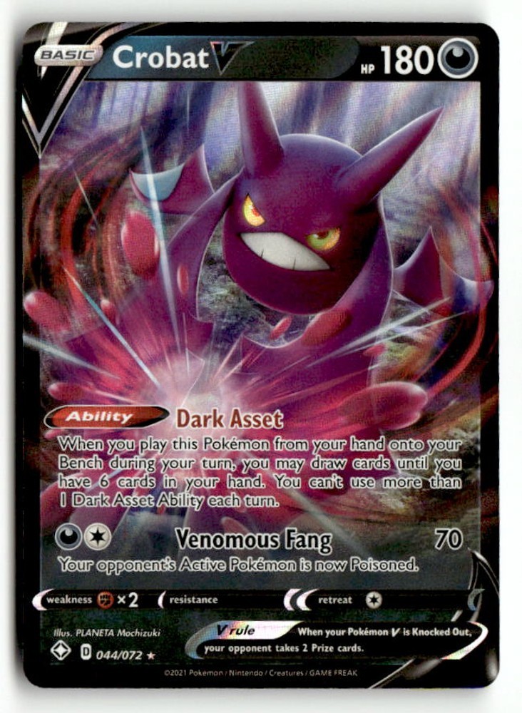 Crobat V [044/072] NM Holofoil