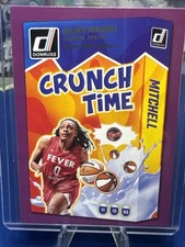 2025 Donruss WNBA Kelsey Mitchell Purple Press Proof Crunch Time