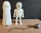 Vintage 1993 Playmobil 3317 Glow in the Dark Ghost COMPLETE!!!
