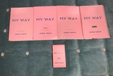 LOT GIORGIO ARMANI x5 My Way NECTAR EDP Sample Spray Vials  7 ml .23 oz Womens