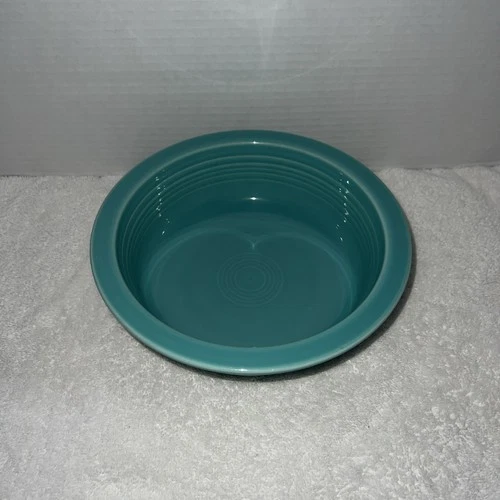 HLC Homer Laughlin Fiesta Large Turquoise 8.25" Round Serving Bowl Fiestaware