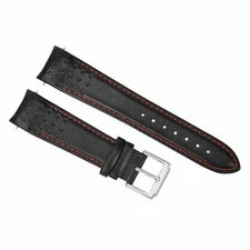 21MM CURVED END LEATHER WATCH BAND STRAP FOR SEIKO SPORTURA SNAE80P17T62-OKVO RE