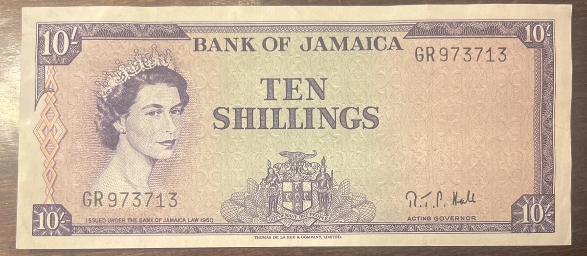 1960 牙买加纸币| eBay