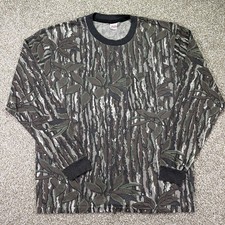 Vintage Liberty Camo Longsleeve Pocket Tee USA Made 90s XL