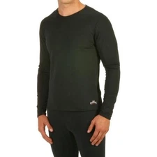 Hot Chillys Micro-Elite Chamois Crew - Can Mens Black Small -Open Box