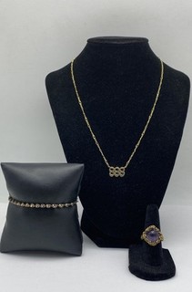 925 Sterling Silver Assorted 3PC Jewelry Bundle 11.6g