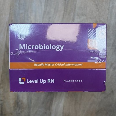 NEW! Level Up RN Microbiology Nursing Science Study Flashcards Cards Set