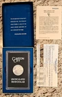 1884 CC Carson City Morgan Silver Dollar with GSA Box/COA RARE ORIGINAL RECEIPT!