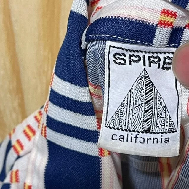 Textured Polyester WPL 10388 Machine Wash War Short-sleeved Men's Shirt Medium - Image 2 of 4