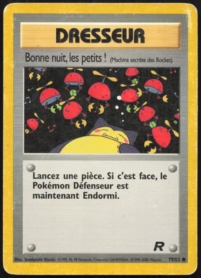 Carte Pokémon Bonne nuit, les petits ! 79/82 Team Rocket Français - Photo 1/2