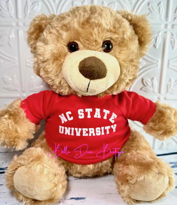 CUSTOM DESIGN SPORT Teddy Bear T-Shirt FITS MOST Stuffed 14'' Animals Plushies