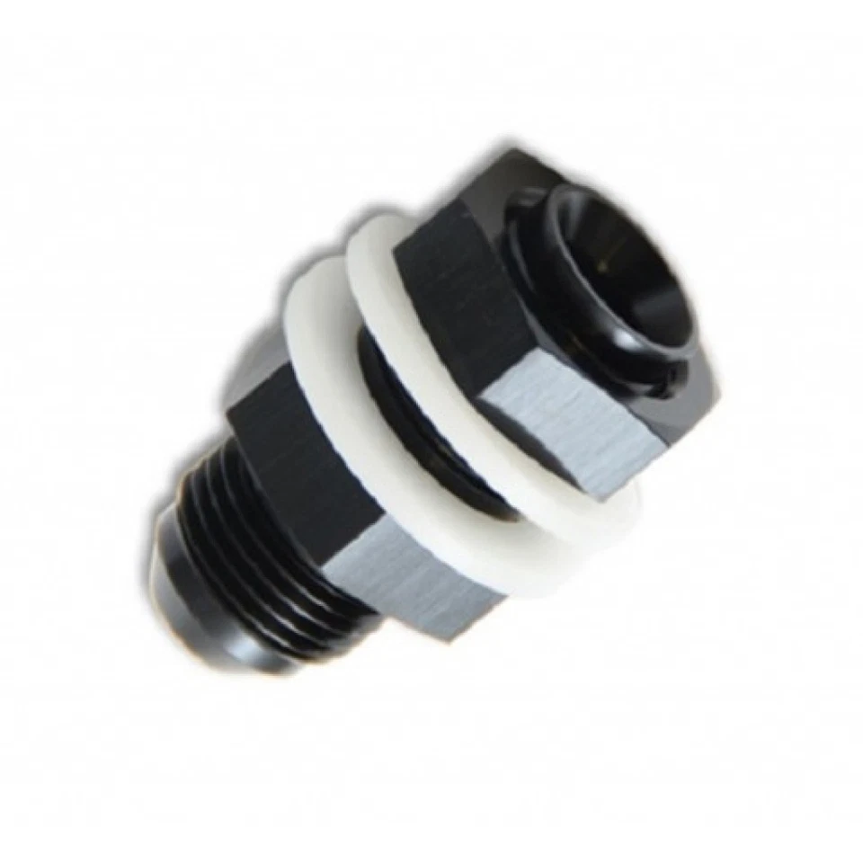 Vibrant Adapter Fitting Bulkhead 12AN Fuel Cell w/ 2 PTFE Crush Washers & Nut - Изображение 3 из 4