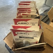 29 Vintage Lee Case Holders NOS – .33 Win, .300 Win Mag, 6mm, 7.62x39 (74)