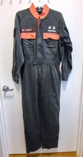 Vintage Nissan Coveralls Men's LL Large Long Black Workwear Mechanic One-Piece